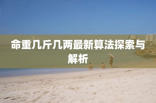 命重幾斤幾兩最新算法探索與解析