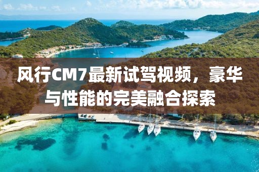 風行CM7最新試駕視頻，豪華與性能的完美融合探索