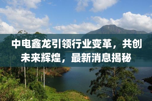 中電鑫龍引領(lǐng)行業(yè)變革，共創(chuàng)未來輝煌，最新消息揭秘