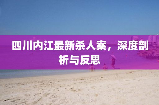 四川內(nèi)江最新殺人案，深度剖析與反思