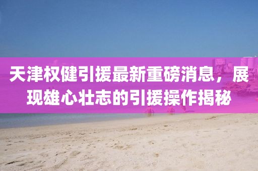 天津權(quán)健引援最新重磅消息，展現(xiàn)雄心壯志的引援操作揭秘