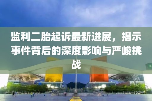 監(jiān)利二胎起訴最新進展，揭示事件背后的深度影響與嚴峻挑戰(zhàn)