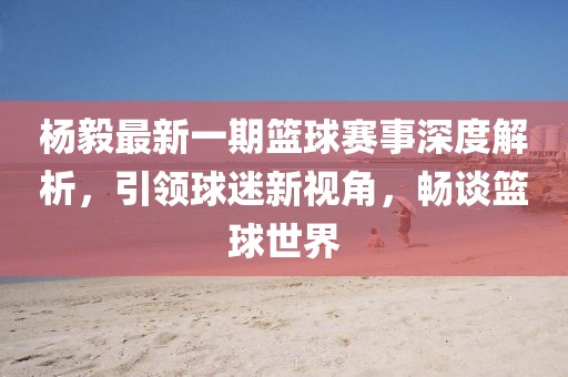 楊毅最新一期籃球賽事深度解析，引領球迷新視角，暢談籃球世界