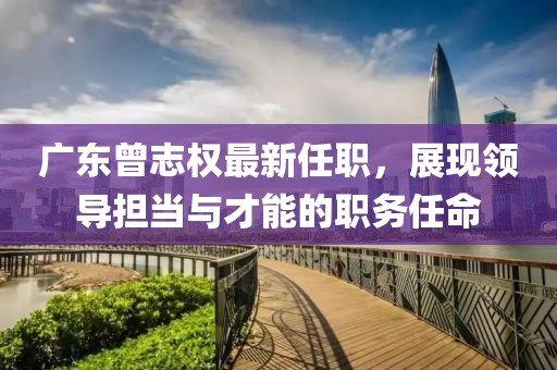 廣東曾志權(quán)最新任職，展現(xiàn)領(lǐng)導(dǎo)擔(dān)當(dāng)與才能的職務(wù)任命