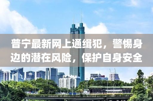 普寧最新網(wǎng)上通緝犯，警惕身邊的潛在風險，保護自身安全